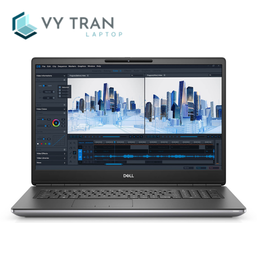 Laptop DELL PRECISION 7760 i7 11850H/ RAM 32GB/ SSD 512GB/ 17INCH FHD/ VGA RTX A3000 6GB